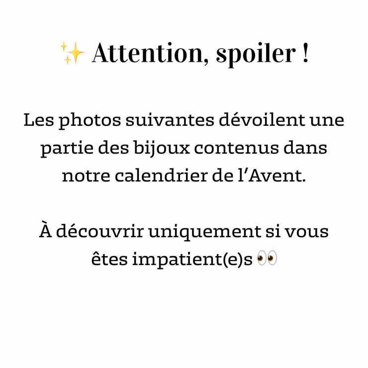 Calendrier de l’Avent - 24 bijoux